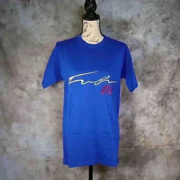 Fubu F05 Size M Blue embroidered t-shirt - Picture 1 of 10